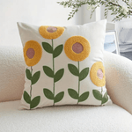Frischer Blumen-Kissenbezug für Ihr Zuhause