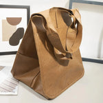 Stilvolle Vintage-Ledertasche mit praktischem Reißverschluss