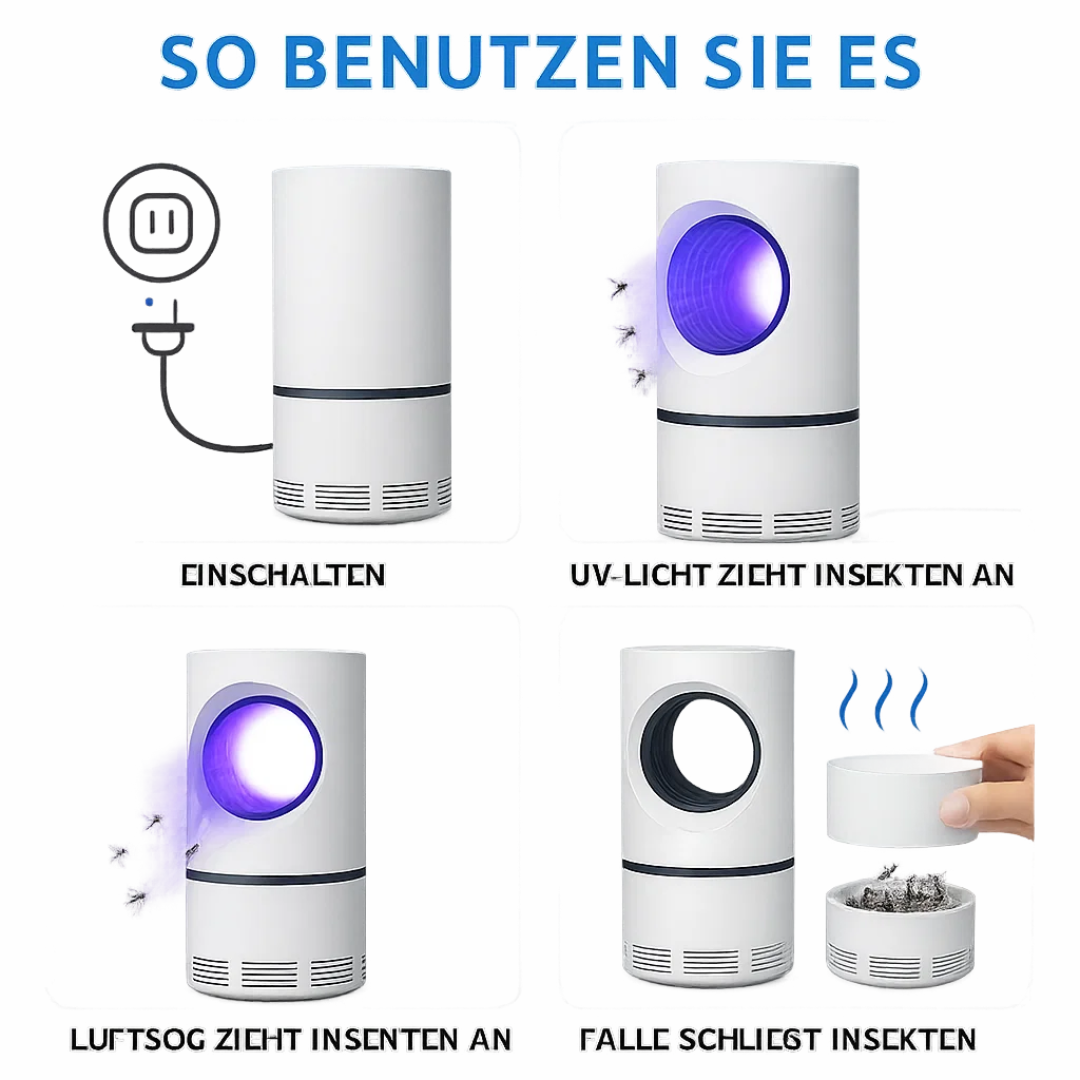 Effiziente UV-Insektenfalle für Innen- und Außenbereich