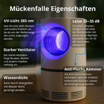 Effiziente UV-Insektenfalle für Innen- und Außenbereich