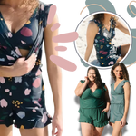 Versatile swimsuit with integrated bra for perfect beach moments
