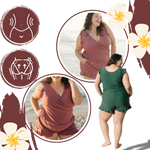 Versatile swimsuit with integrated bra for perfect beach moments