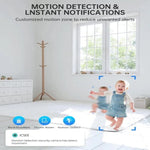 Intelligente 360° Überwachungskamera mit HD 1080P und Lichtquelle