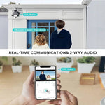 Intelligente 360° Überwachungskamera mit HD 1080P und Lichtquelle