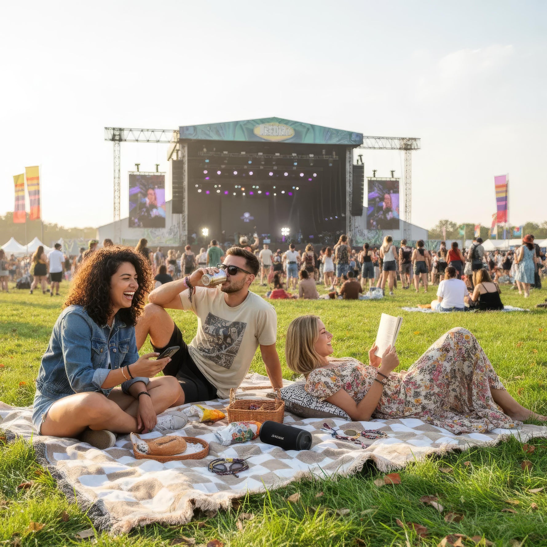 Komfortable Picknickdecke für unvergessliche Outdoor-Momente