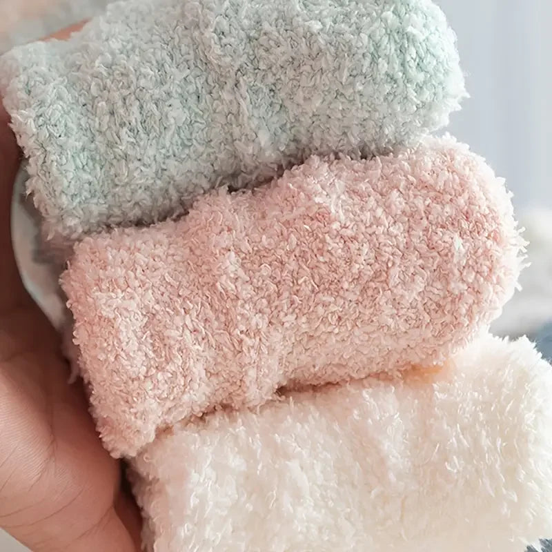 Cozy Winter Socks for Women | 5 Pairs | Soft Fleece