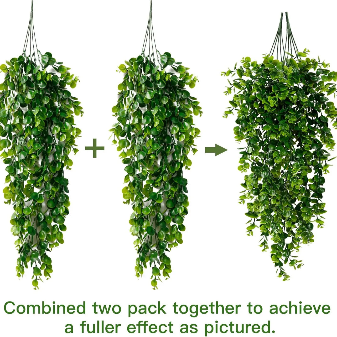 Vibrant Artificial Fern Garlands for Creative Decoration | 5 Stems