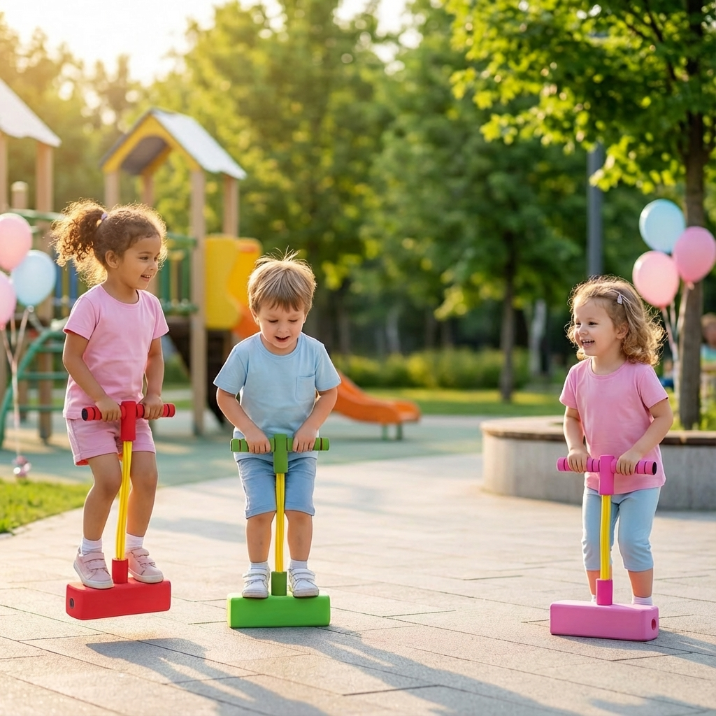Schaumstoff-Hüpfspielzeug für Kinder – Pogo-Hopper für drinnen und draußen
