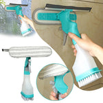FensterGlanz Reinigungsset | 4-in-1 Sprüh- und Wischsystem