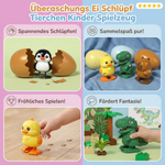 Spielzeug Überraschungsei mit schlüpfenden Tierchen für Kinder