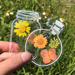 Set mit getrockneten Blumen-Lesezeichen – 30 Stück mit Quaste