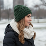 Winter Elegance – Handcrafted Women's Beanie for Cozy Warmth