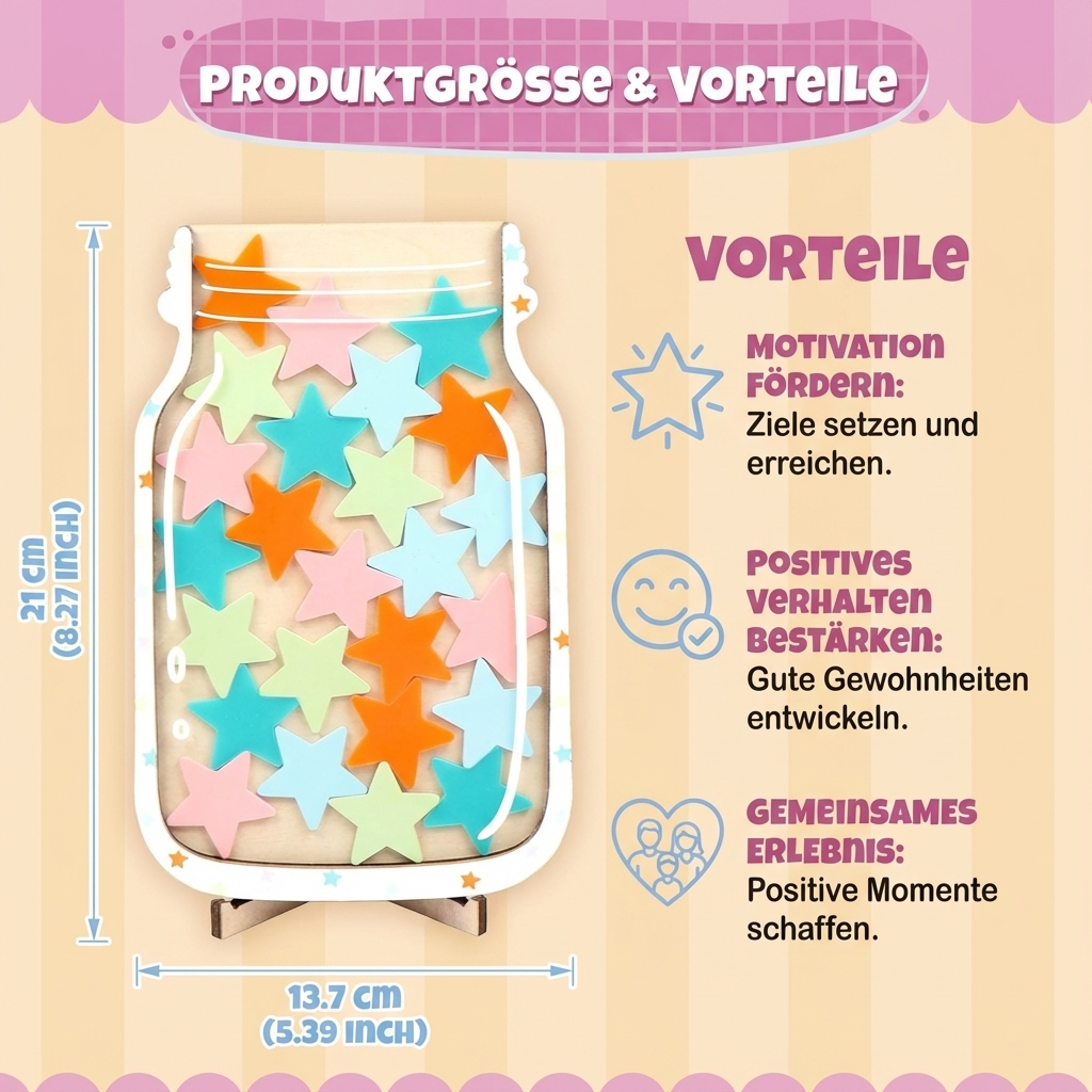 Motivations- und Belohnungsglas für Kinder