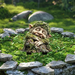 Zauberhafter Gartenstecker mit Naturmotiv aus Acryl