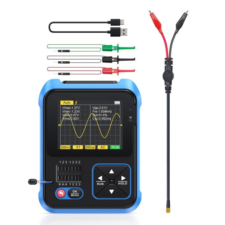 Digitaler Transistor mit 2-in-1 Voltprüfer – Kompaktgerät