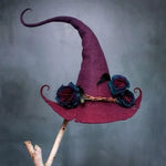 Eleganter Zauberhut aus Merinowolle und Seidenchiffon