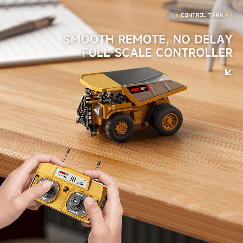 Creative Building Action: Mini RC Construction Vehicle Set