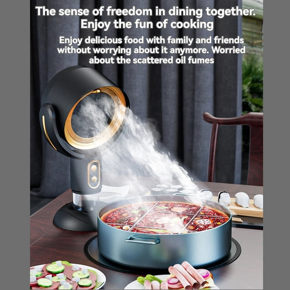 Tragbarer Luftreiniger Ventilator mit Ionentechnologie und USB-Ladeanschluss
