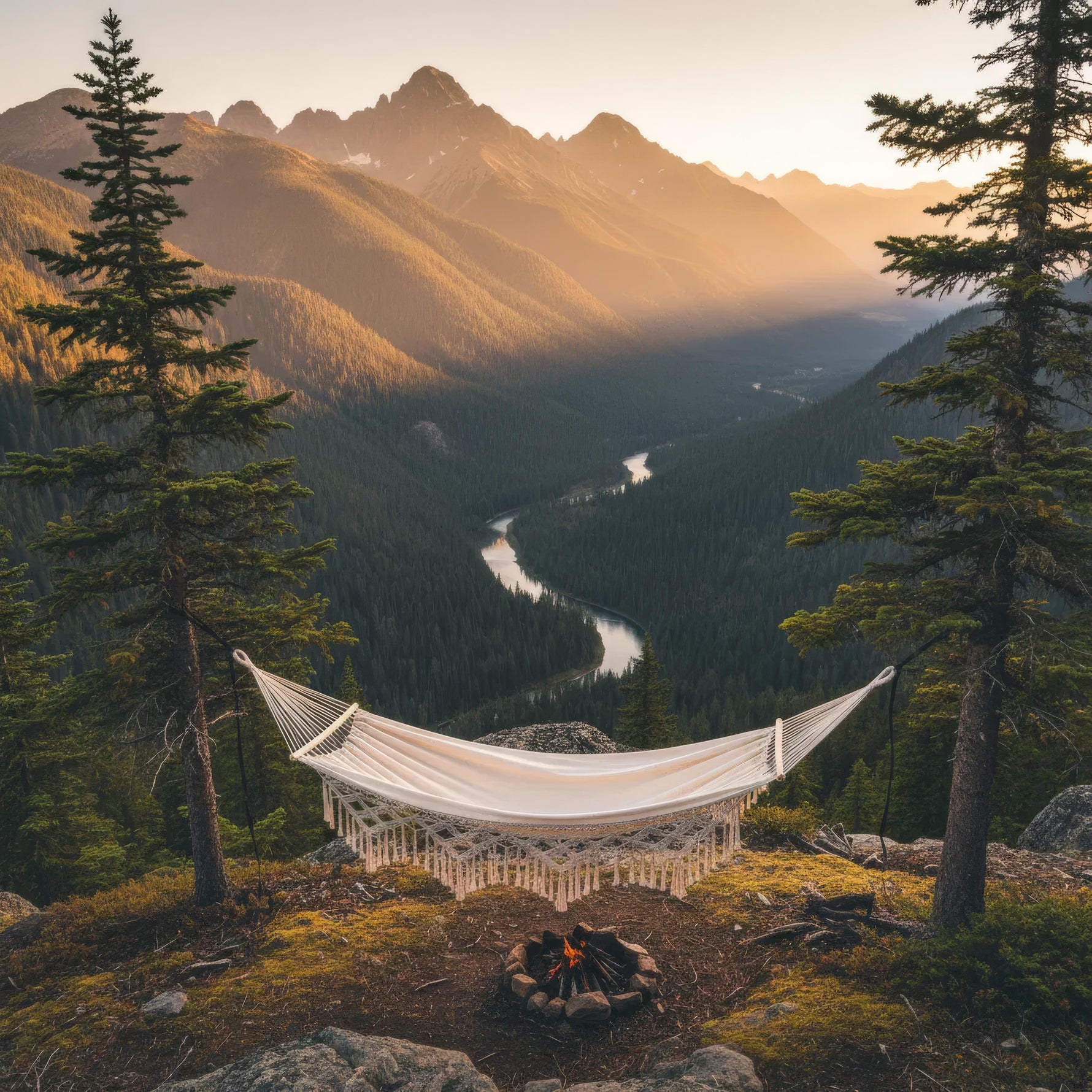 Comfortable and portable hammock for relaxing days outdoors