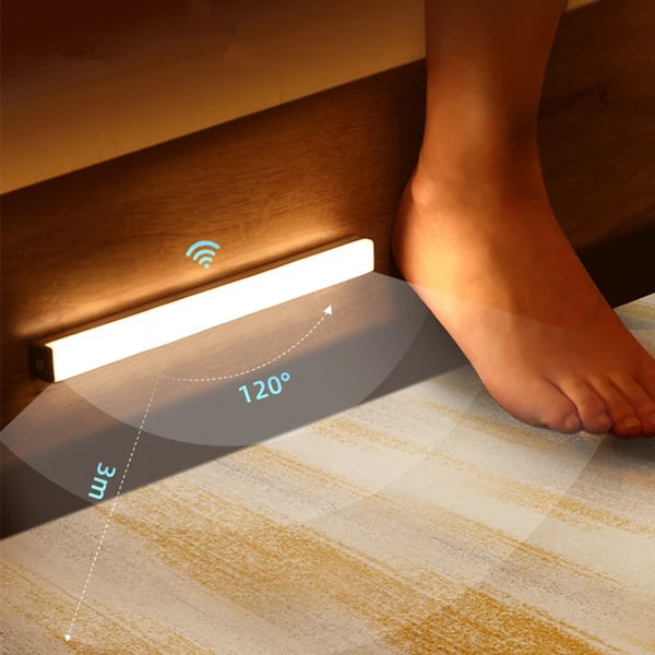 Intelligente LED-Lampe mit Bewegungssensor und USB-Ladefunktion