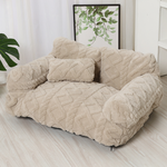 Gemütliches Haustier-Sofa mit Erhöhung und Kissen – 4 Farben