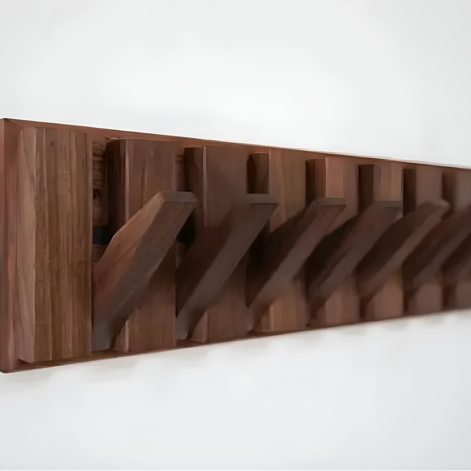Eleganter Massivholz-Kleiderschrank im skandinavischen Stil
