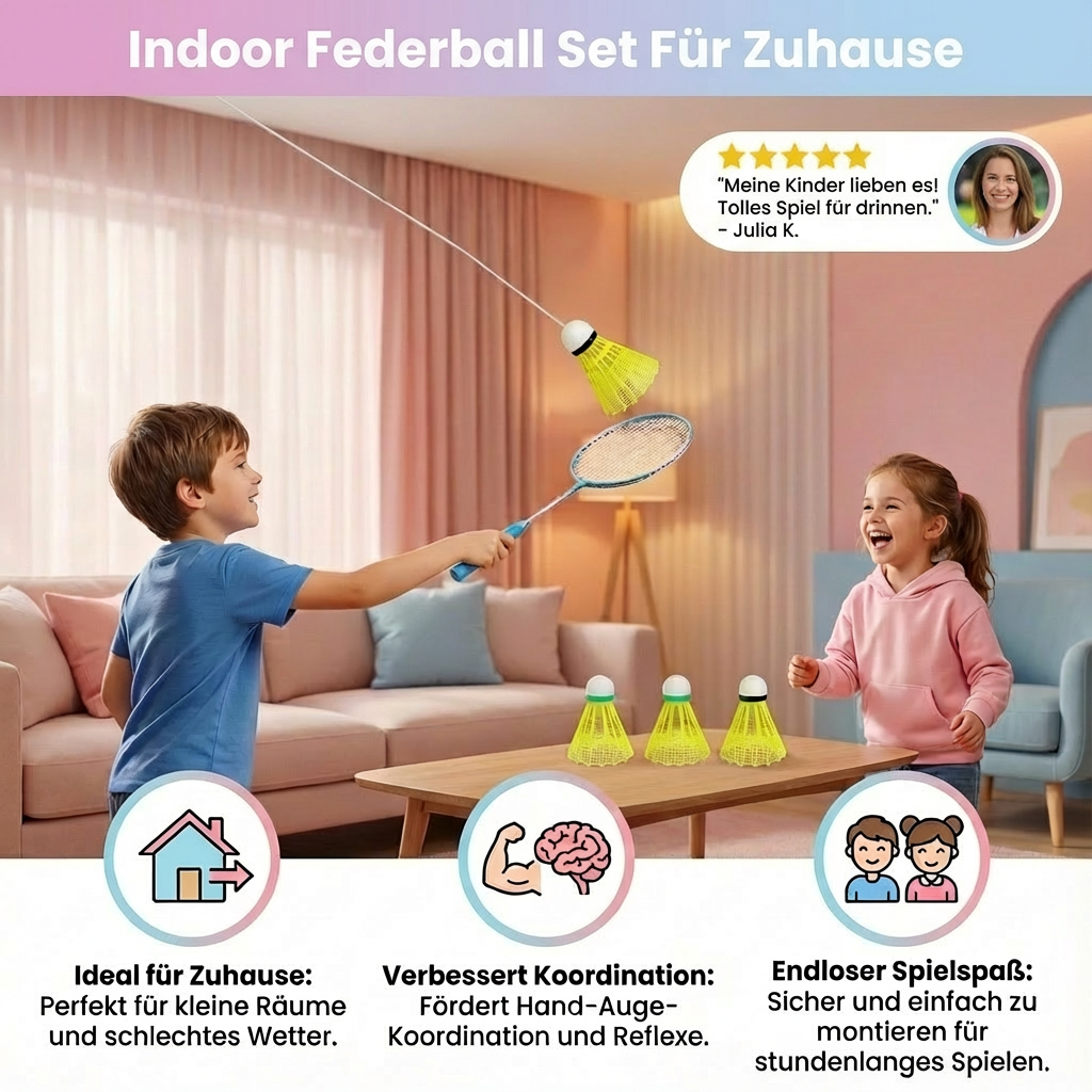 Badminton Set für den Innenbereich – Spielspaß für Zuhause