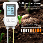 BodenGuru 3-in-1 Soil Tester for Plants | pH, Moisture & Temperature
