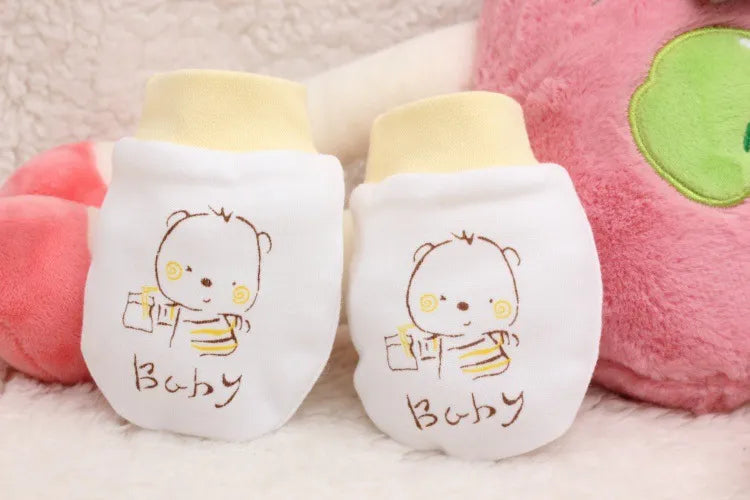 Baumwollhandschuhe für Babys – Weiche und atmungsaktive Kratzhandschuhe