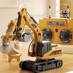 Creative Building Action: Mini RC Construction Vehicle Set