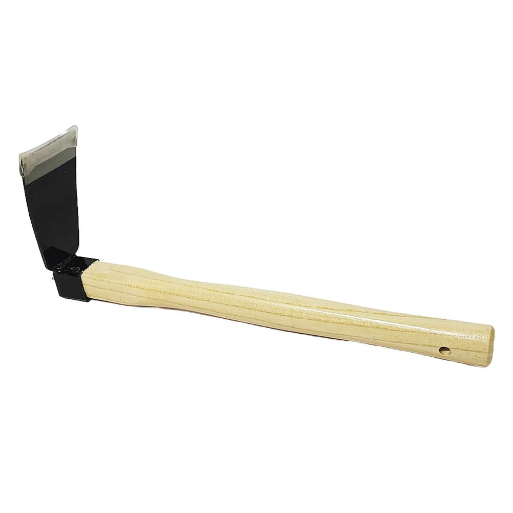 Efficient Garden Rake with 5 Tines | Compact Mini Hoe | High-Quality Steel | Ergonomic Handle | 38 × 21 × 8.5 cm