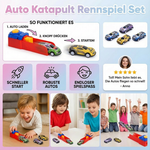 Rennspiel Set mit Auto Katapult