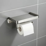 Eleganter Badezimmer-Rollenhalter mit praktischer Ablage
