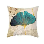 Natural Charm | Cuddly Cushion Cover with Plant Motif | 45×45 cm