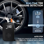 Comfortable Mini-Compressor with LED Lighting and Digital Display