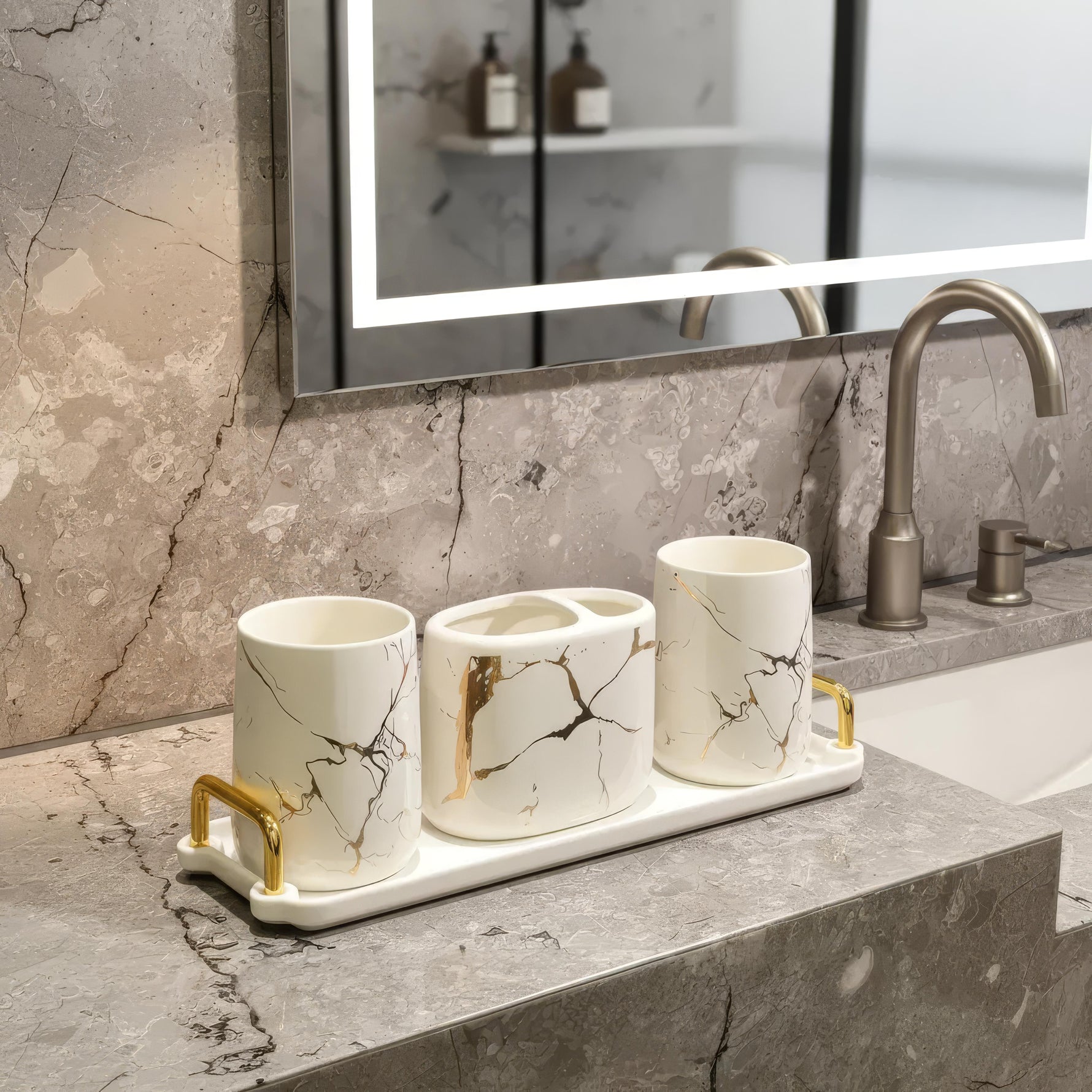 Stylish Ceramic Bathroom Set for Modern Living