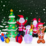 Weihnachtsschmuck – Schneemann oder Weihnachtsbaum mit Beleuchtung