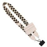 Stylish carrying strap for smartphones and cards