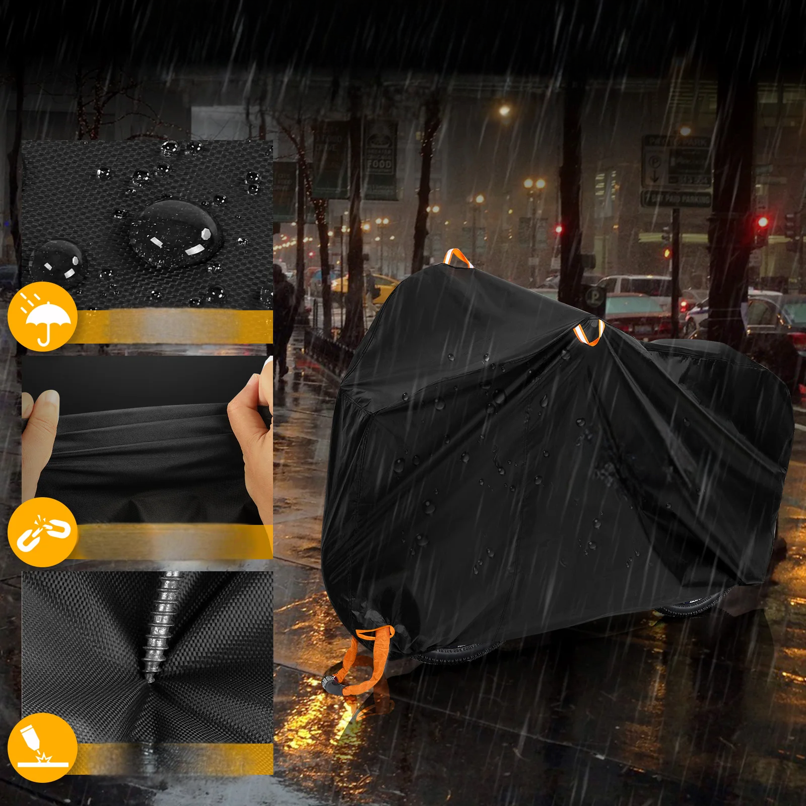 Weatherproof bicycle cover for optimal protection