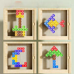 Holz Tetris Spiel – Klassische Variante
