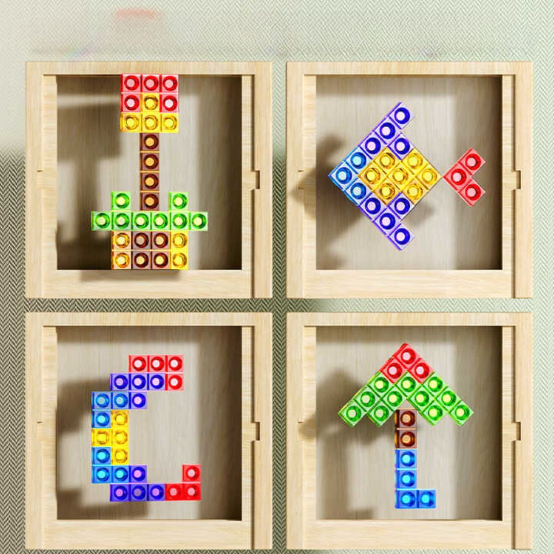 Holz Tetris Spiel – Klassische Variante