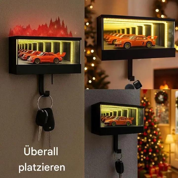 GlanzSchlüssel - Stilvoller LED-Schlüsselhalter mit Lichtshow