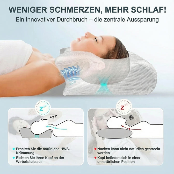 Komfortables Nackenstützkissen für erholsamen Schlaf