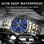 Elegante wasserdichte Herrenarmbanduhr mit Luminous-Funktion