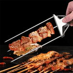 Edelstahl Grillspieße mit praktischer Schaufel (3er Set)
