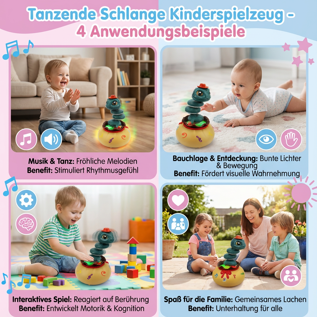Spielzeug für Kinder – Bewegliche Schlange zum Tanzen