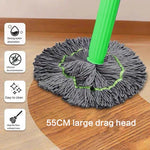 Selbsttrocknender Mikrofaser-Wischkopf – 55 cm, müheloses Auswringen