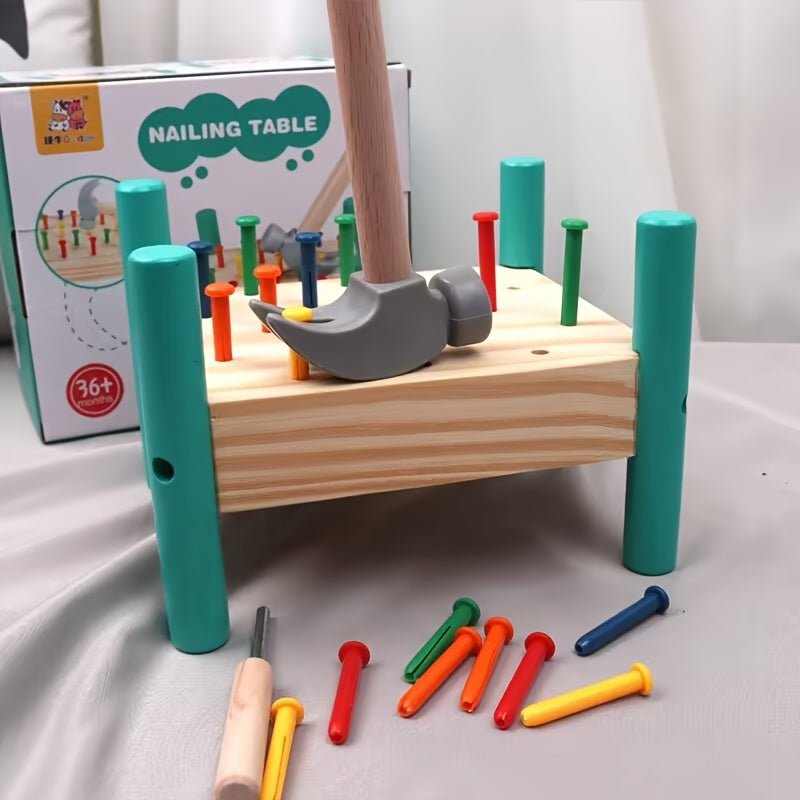 Colorful Hammering Fun | Interactive Toy for Children | Promotes Motor Skills & Coordination