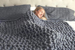 Kuschelige Strickdecke für ultimativen Komfort