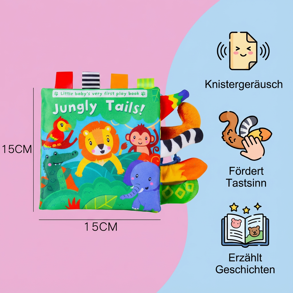 Knisterbuch für Kleinkinder mit sensorischen Geschichten